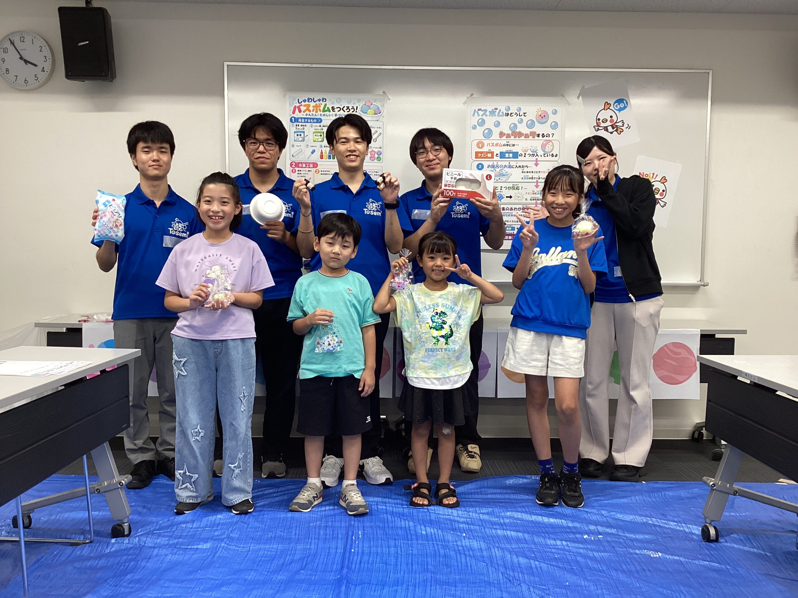 2026サイエンスフェスに出展！しゅわしゅわバスボム作り